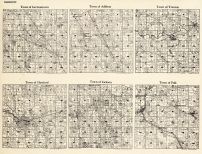 Washington County - Germantown, Addison, Trenton, Hartford, Jackson, Polk, Wisconsin State Atlas 1930c